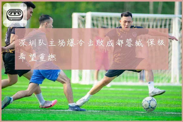 深圳队主场爆冷击败成都蓉城 保级希望重燃